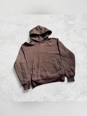 Hollister Brown Pullover Hoodie - Men's Casual Sweatshirt